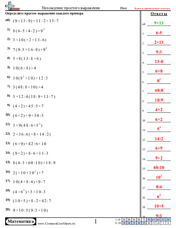  - нахождение-простого-выражения worksheet