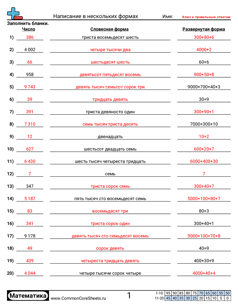 Запись в нескольких формах worksheet preview