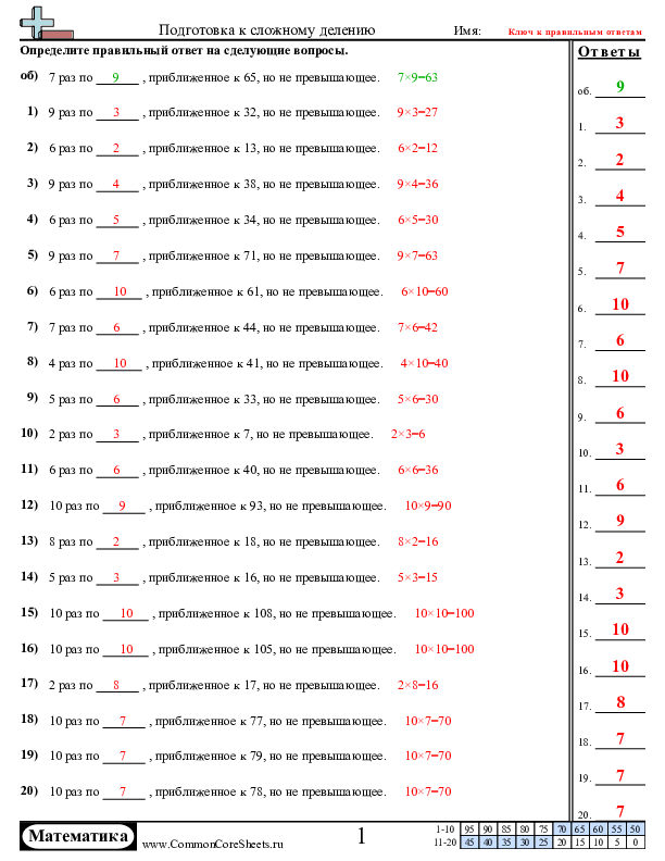  - подготовка-к-сложному-делению worksheet