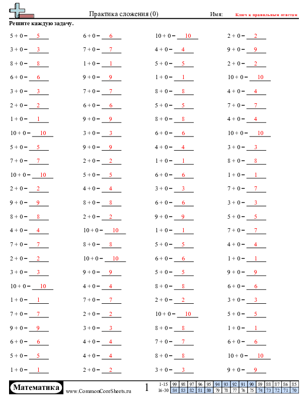  - прибавление-2 worksheet