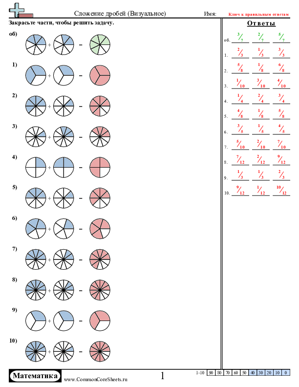  - сложение-дробей-визуальное-комбинирование worksheet