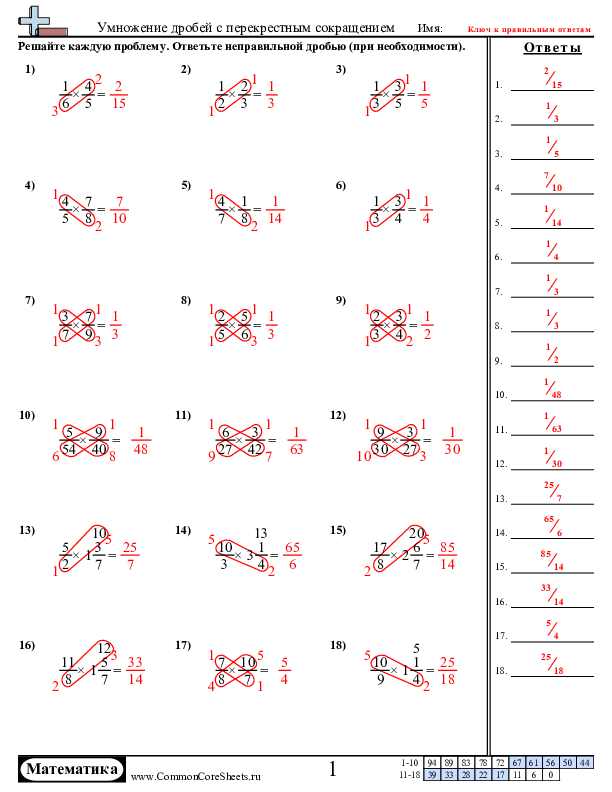  - 480 worksheet