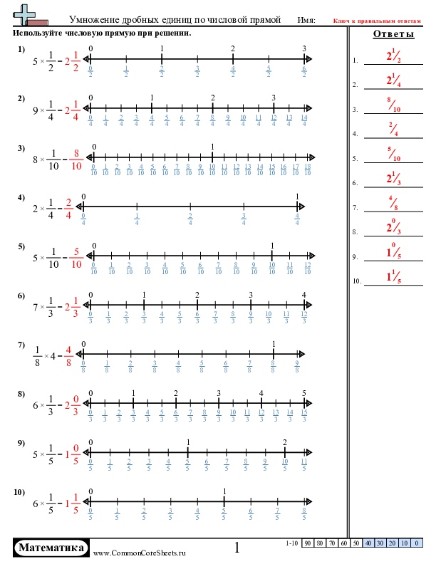  - умножьте-дробную-кдиницу-по-числовой-прямой worksheet