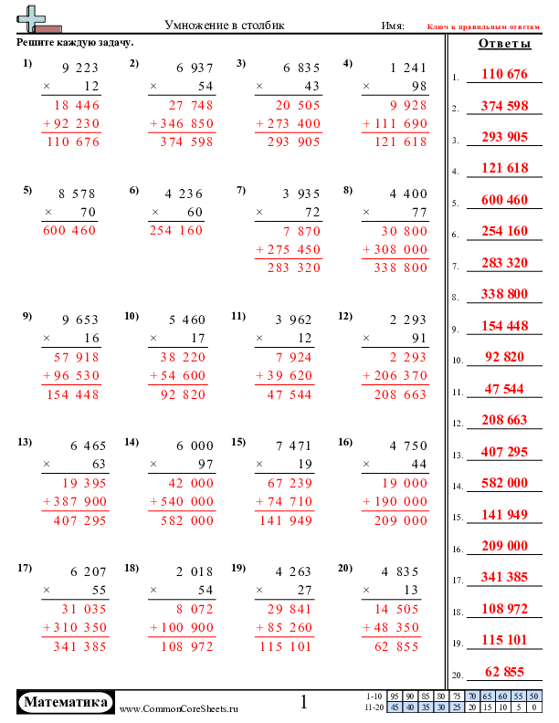  - умножение-в-столбик-четырехзначного-на-двузначное-число worksheet