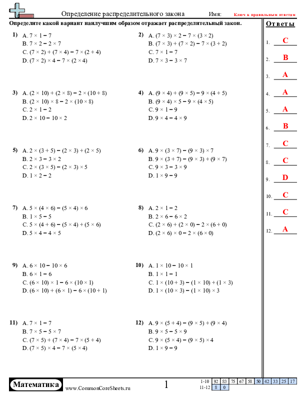  - распределительный-закон worksheet