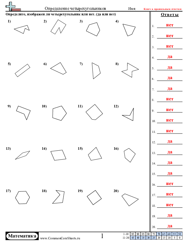  - определение-четырехугольников worksheet