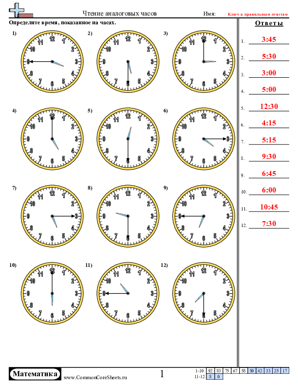  - 931 worksheet