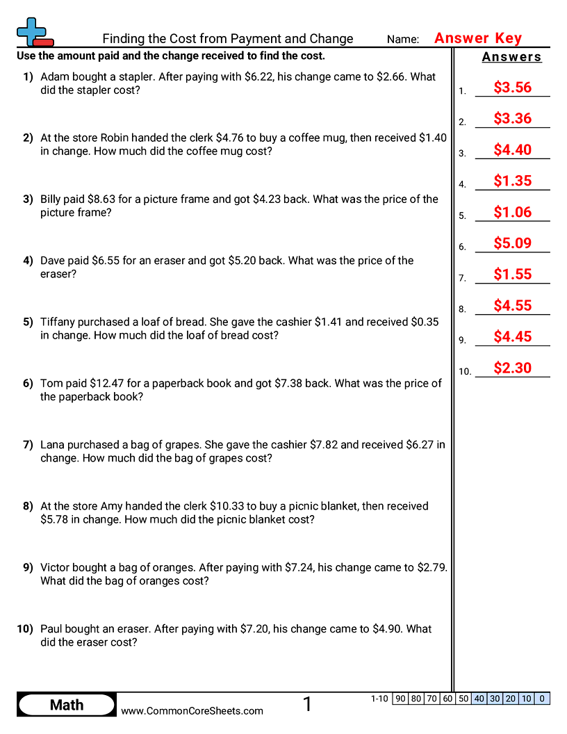 Related worksheet