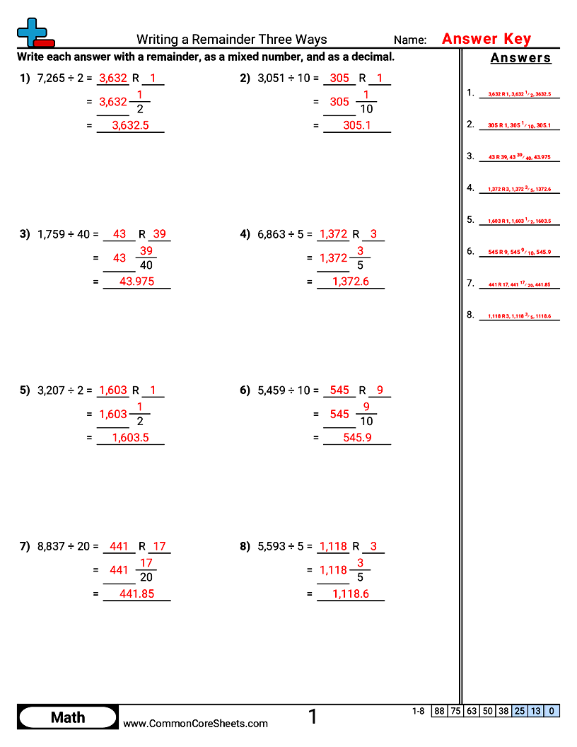 Related worksheet